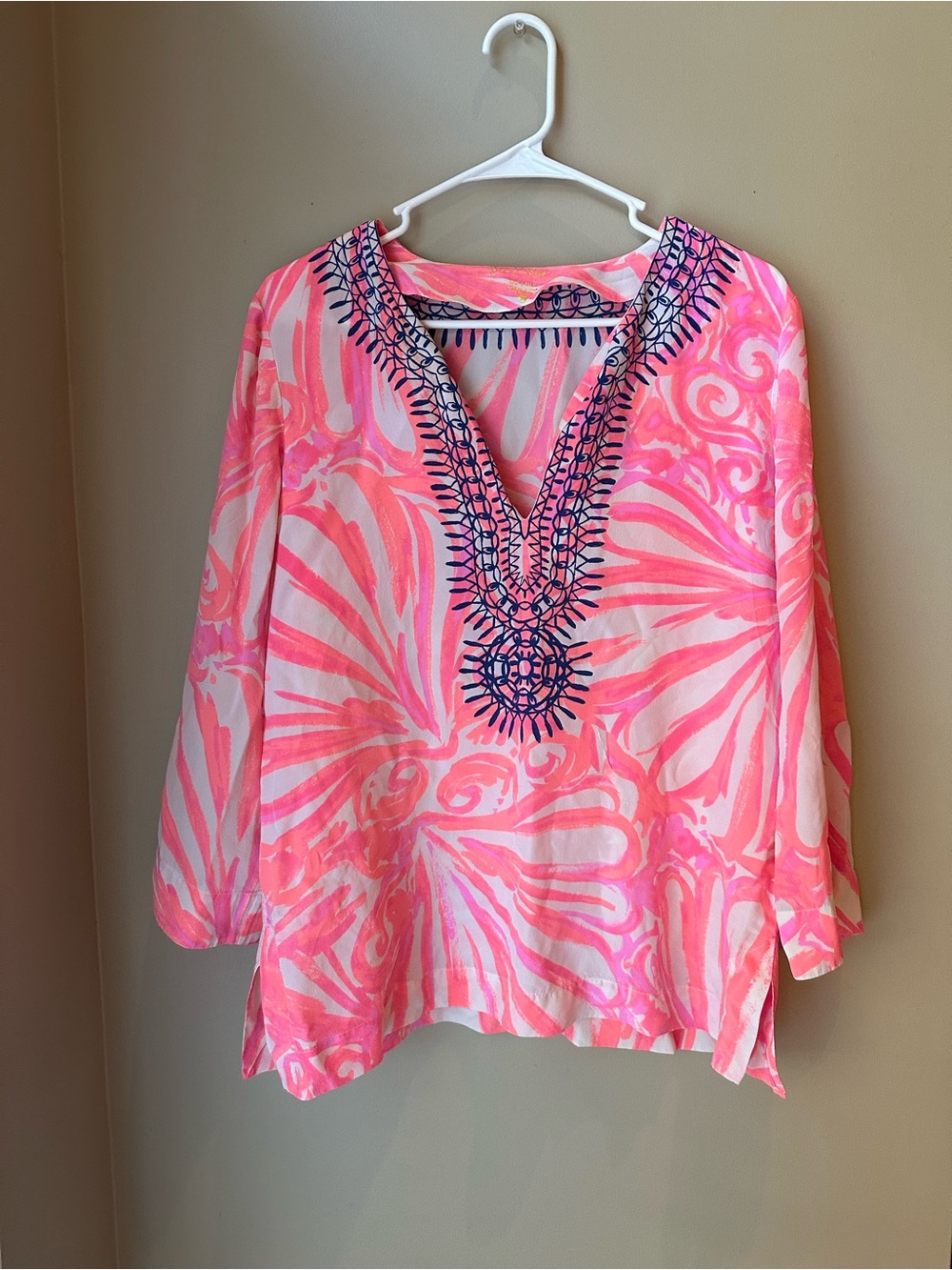 Lilly Pulitzer silk tunic top
